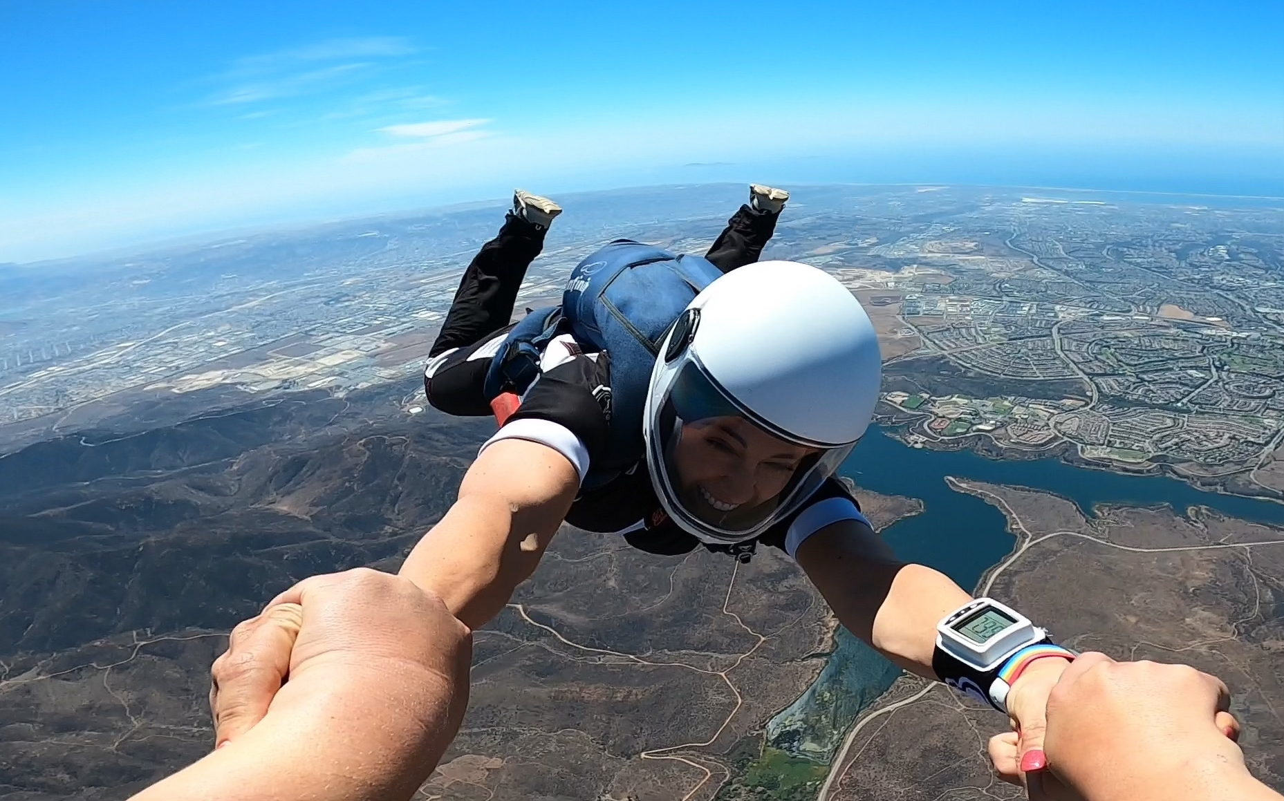 melanie skydiving